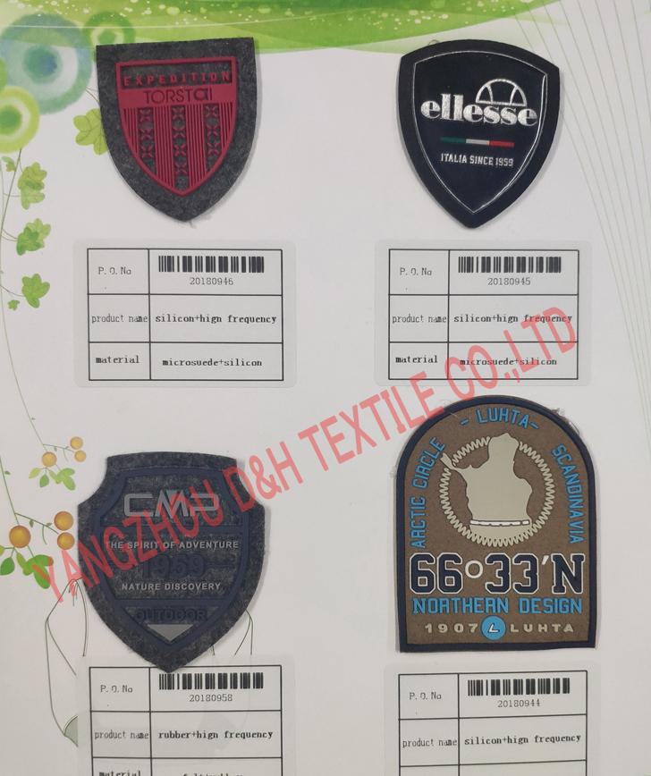 Different TPU Logo Design for Gorros Cap and Garment 8