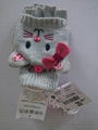  Cartoon Winter Knitted toboggan crochet Glove  2