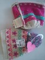  Cartoon Winter Knitted toboggan crochet Glove  3