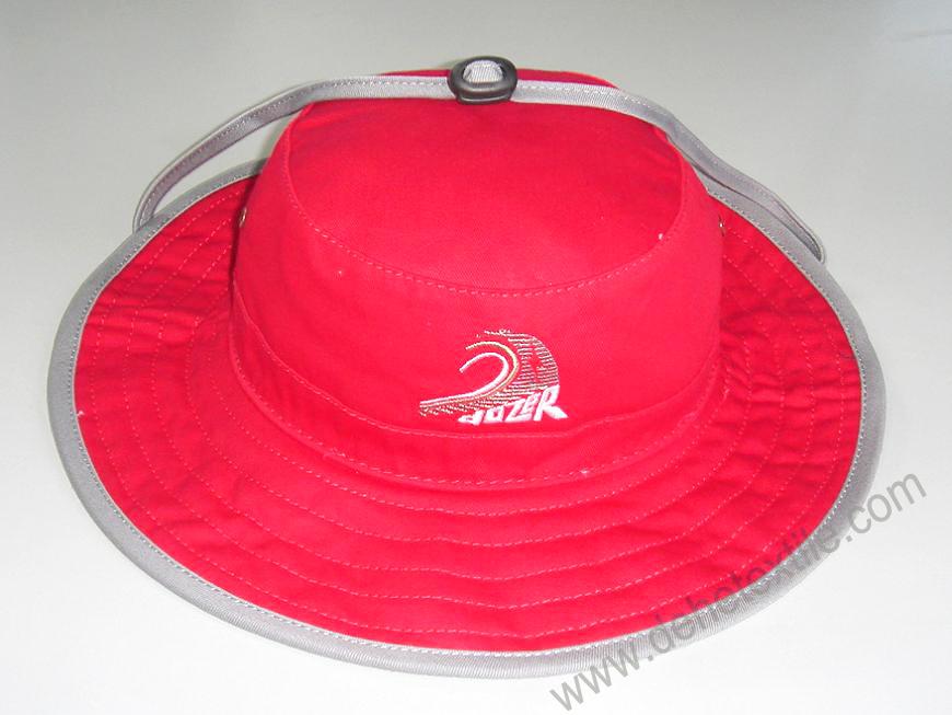 Red Large big Brim Fashion Sun Straw bucket Hat 2