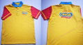 High Quality Customized logo 250gsm Cotton Fabric School Uniform Polo Shirt  1