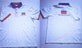 High Quality Customized logo 250gsm Cotton Fabric School Uniform Polo Shirt 