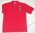 High Quality Customized logo 250gsm Cotton Fabric School Uniform Polo Shirt 