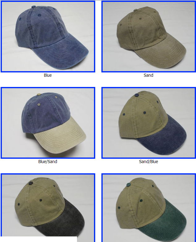 6panel cotton pigment washed gorros caps 3
