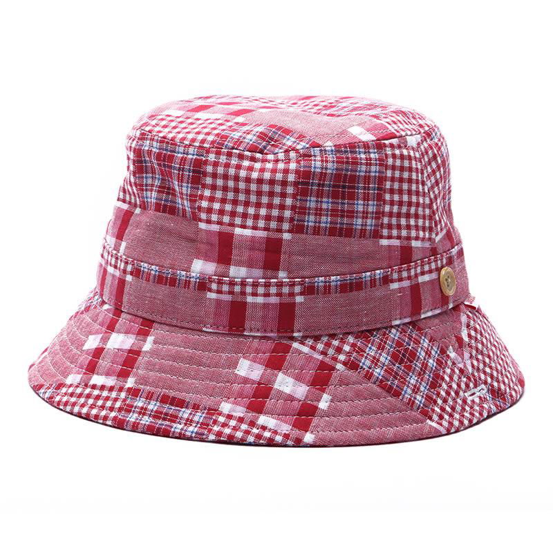 Red Plain Basic Cotton Bucket hat/Sun Hat 4