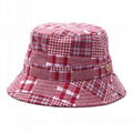Red Plain Basic Cotton Bucket hat/Sun Hat 5