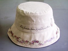 Cotton Sun Gorros Jockey Floral Flashion Hats