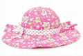 Fashional Lady Cotton Printing Sun Hat  2