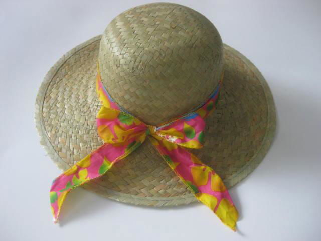 Printing Ribbon Straw Hat/Hot Summer Straw Hat / Weave Hat 2