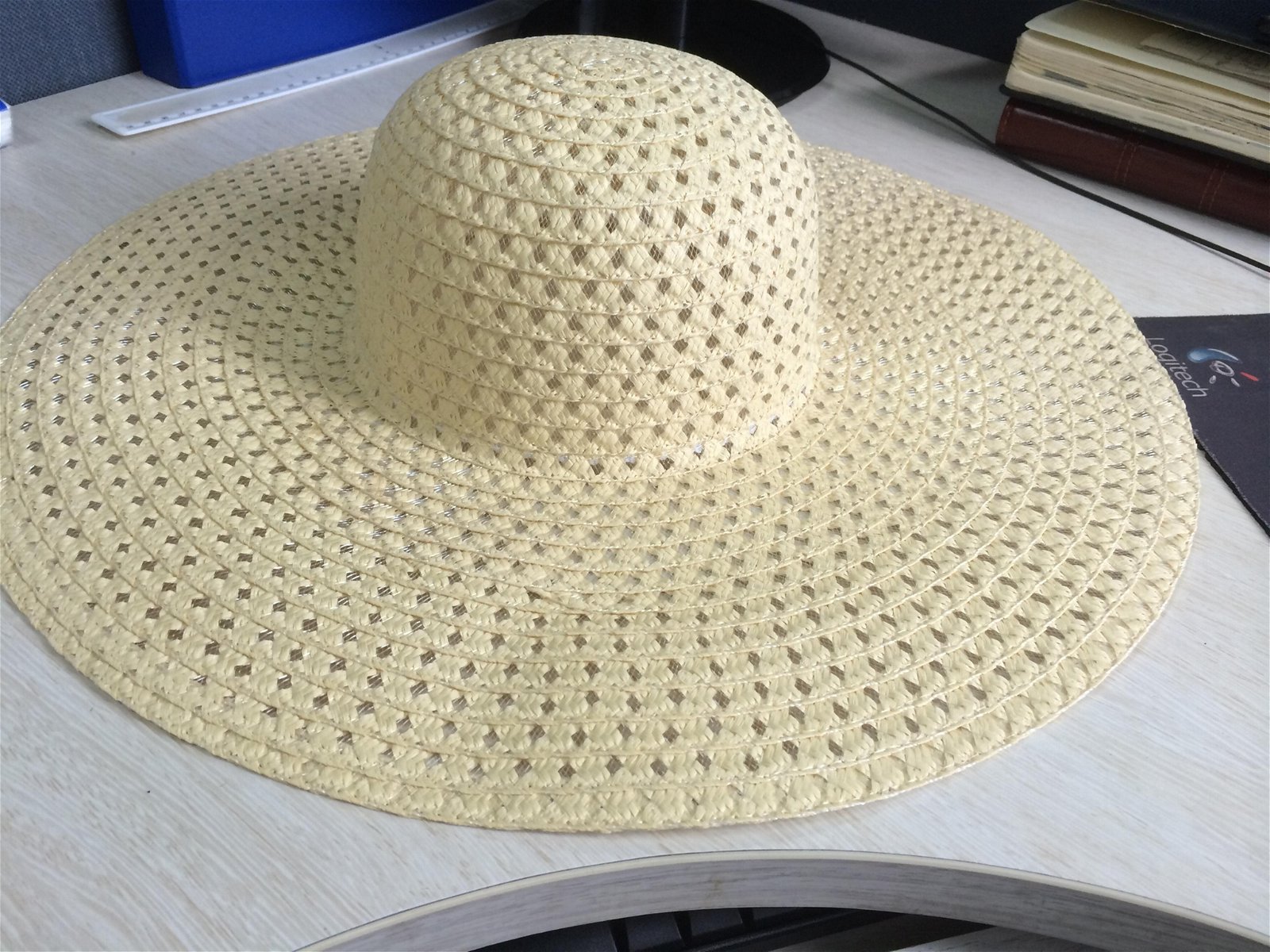 Promotion Straw Boater Hat Custom Straw Hat Wholesale (DH-LH9126) 2