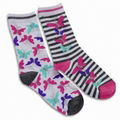 Magic Fuzzy feet slipper Socks With Dots Sole 13