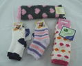 Magic Fuzzy feet slipper Socks With Dots Sole