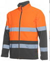 HI VIS D+N THREE LAYER SOFTSHELL JACKET 2