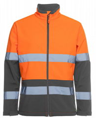 HI VIS THREE LAYER SOFTSHELL JACKET