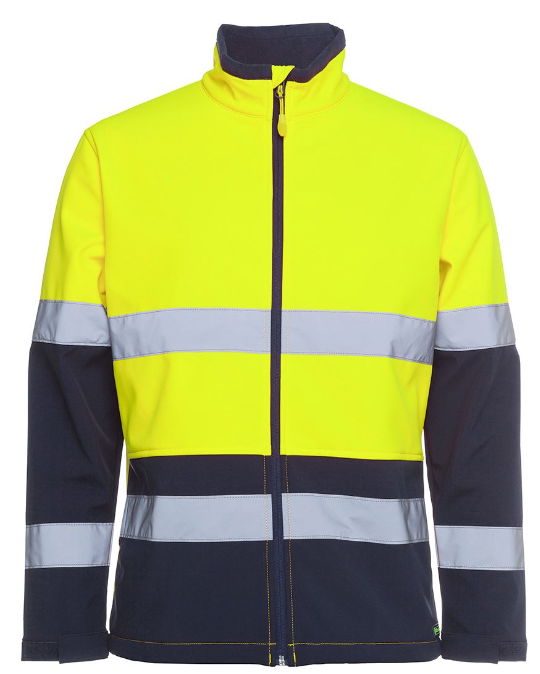 HI VIS D+N THREE LAYER SOFTSHELL JACKET 5