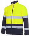 HI VIS D+N THREE LAYER SOFTSHELL JACKET 6