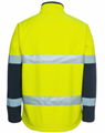 HI VIS D+N THREE LAYER SOFTSHELL JACKET 7