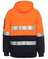 HI VIS (D+N) FULL ZIP FLEECY HOODIE 7