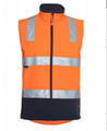 Workwear HI VIS D+N SOFTSHELL VEST 1