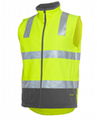 Workwear HI VIS D+N SOFTSHELL VEST