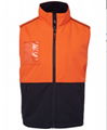 Workwear HI VIS D+N SOFTSHELL VEST 10