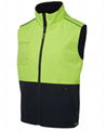 Workwear HI VIS D+N SOFTSHELL VEST 13