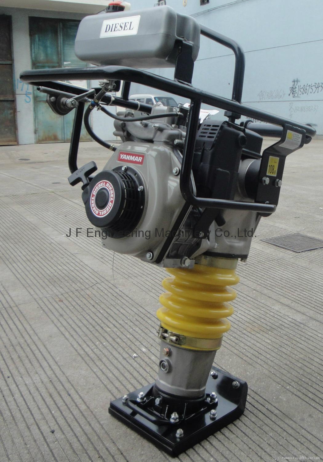 Diesel Tamping Rammer Yanmar L48 DR8K (China Manufacturer) Construction Machine Industrial