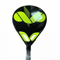 tennis paddle racket with  fiber carbon