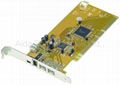64Bit 3Port IEEE-1394b USB3.0 Host Card