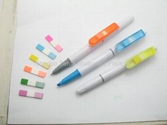 post it pen highlighter with 30sheets memo sticker