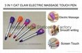 3 in 1 cat claw electric massage touch stylus pen 1