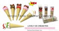 cute ice cream shaped ball pen for 2017