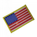 Flag Woven Label Badges 2