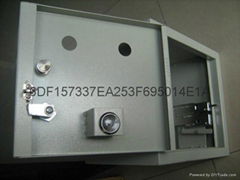 Self-service container lock, fresh distribution cabinet lock