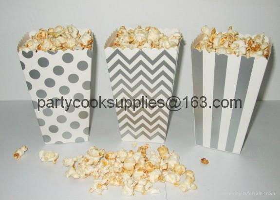 Wedding Favor Popcorn Box Candy Food Bags  4