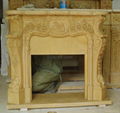 High Grade Marble Fireplace Set (Mantels) 