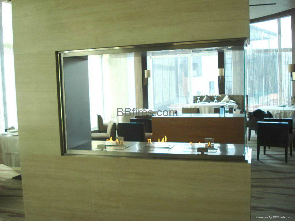 Real fire bio-ethanol fireplaces Grand Hyatt Shenzhen 2 4