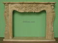 Marble fireplace set 13