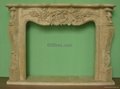 Marble fireplace set