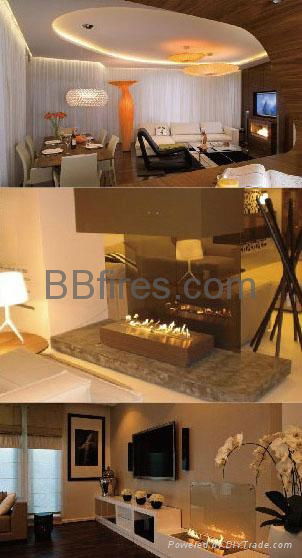 BB bio-ethanol imtelligent fireplaces in Star Hotel 