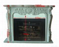 Marble fireplace set 11