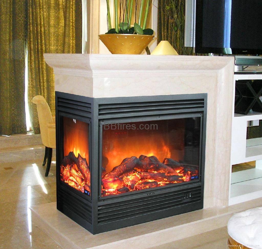 Three faces electric fireplace  Job reference