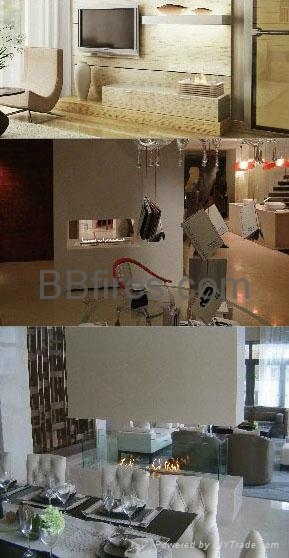 BB bio-ethanol imtelligent fireplaces in Star Hotel 