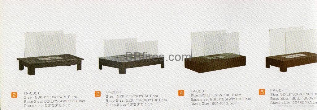 Table Bio fireplace stock Series2