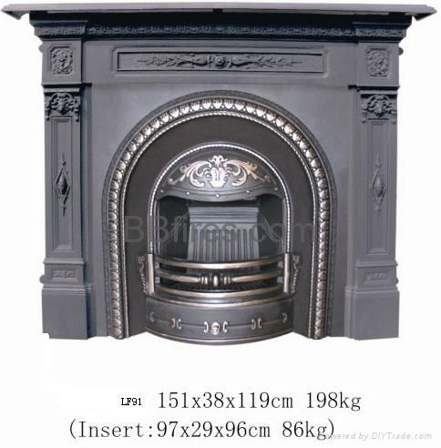 Cast iron fireplaces