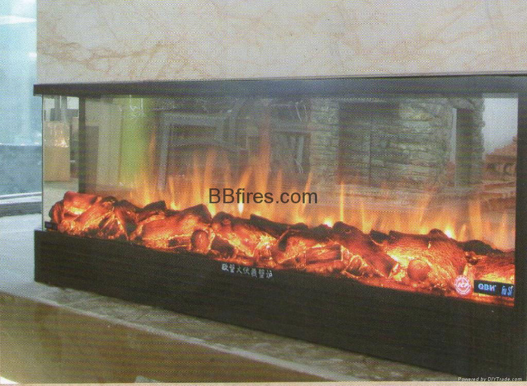 Three faces electric fireplace  Job reference