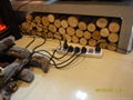 Wood log & 3 sided veiw fire Project