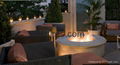 Stars Hotel outdoor Bio Ethanol fireplace job