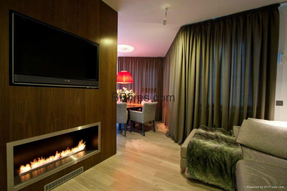 Intelligent bio-ethanol fireplaces  in Stars Hotel