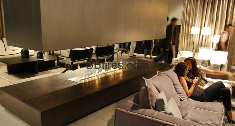 Intelligent bio-ethanol fireplaces in Stars Hotel